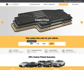 Roadcomforts.com(Road Comforts custom fit floor mats) Screenshot