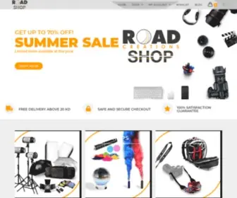 Roadcreationshop.com(ECommerce Website) Screenshot