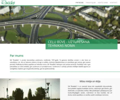 Roadex.lv(PAR MUMS) Screenshot