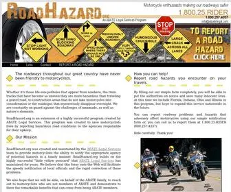 Roadhazard.org(Road) Screenshot