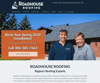 Roadhouseroofing.ca(Roadhouse Roofing) Screenshot