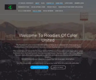 Roadiesofcolorunited.com(Front Page) Screenshot