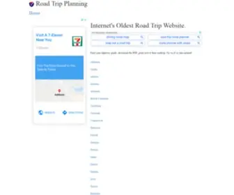 Roadlodging.com(Road Trip Planning for USA) Screenshot