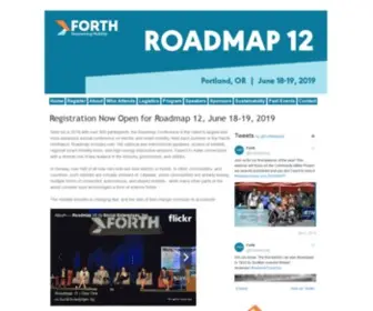 Roadmapforth.org(Roadmap Conference) Screenshot