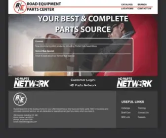 Roadparts.com(Road Equipment Parts Center) Screenshot