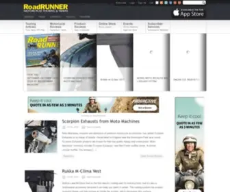 Roadrunner.travel(RoadRUNNER Motorcycle Touring & Travel Magazine) Screenshot