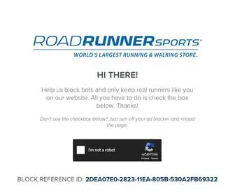 Roadrunnersports.com(Road Runner Sports) Screenshot