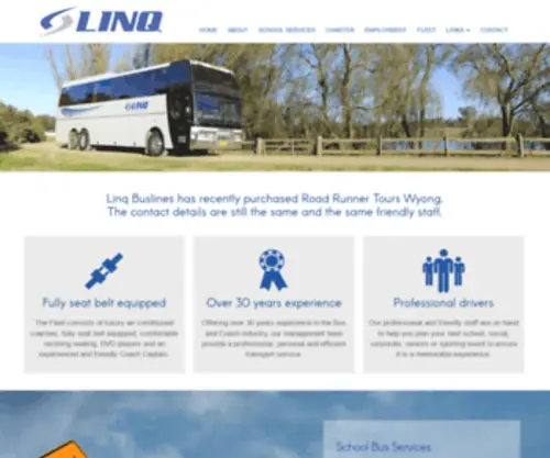 Roadrunnertours.com.au(Linq Buslines) Screenshot