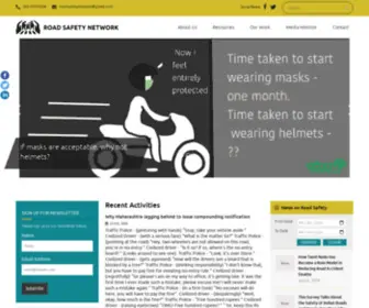 Roadsafetynetwork.in(Home Road Safety Network India) Screenshot
