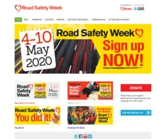 Roadsafetyweek.org.nz(Road Safety Week an initiative by Brake) Screenshot