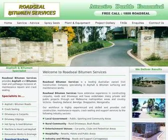 Roadseal.com.au(Roadseal Bitumen Services) Screenshot