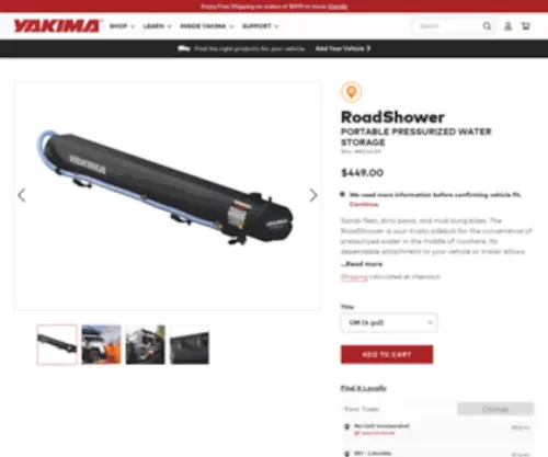 Roadshower.com(It's like plumbing to your vehicle. Road Shower 4) Screenshot