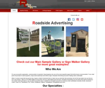 Roadsideadvertising.com(Wholesale Large Format Printing) Screenshot