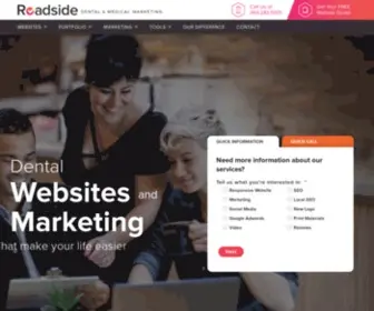 Roadsidedentalmarketing.com(Dental Websites & Dental Marketing for Any Budget & Any Practice) Screenshot