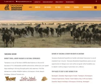 Roadsidetanzania.com(Tanzania Safaris and Cultural Adventures) Screenshot