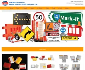 Roadskysafety.com(Traffic Road Safety & Parking Safety Equipment Supplier) Screenshot