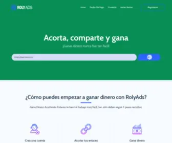 Roadsly.com(Gana Dinero Acortando Enlaces) Screenshot