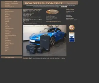 Roadster-Concept.de(Roadsterbag Cabrio Koffer Shop) Screenshot