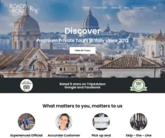 Roadstorometours.com(Italian ArtVentures Private Tours) Screenshot