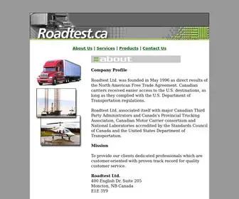 Roadtest.ca(Roadtest Ltd) Screenshot