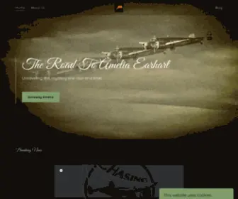 Roadtoamelia.org(The Road to Amelia Earhart) Screenshot