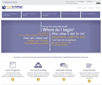Roadtocollege.com(Road to College) Screenshot