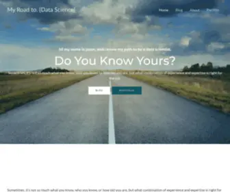 Roadtodatascience.com(Because it will never be a cake) Screenshot