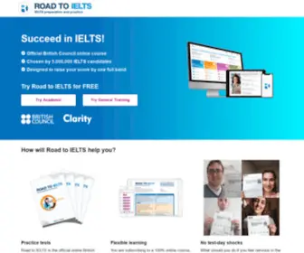 Roadtoielts.com(Road to IELTS) Screenshot