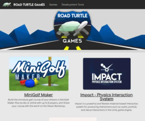 Roadturtlegames.com(Road Turtle Games) Screenshot