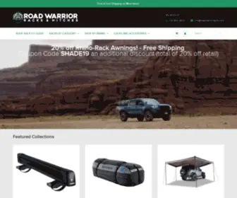 Roadwarriorracks.com(Road Warrior Car Racks) Screenshot