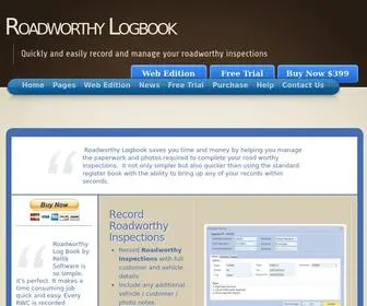 Roadworthylogbook.com.au(Road Worthy Logbook) Screenshot