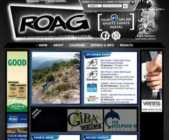 Roag.co.za(ROAG (Race Organisers Admin Group)) Screenshot