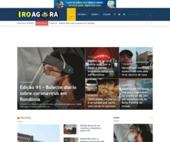 Roagora.com.br(RO AGORA) Screenshot