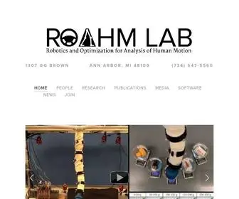 Roahmlab.com(Roahm Lab) Screenshot