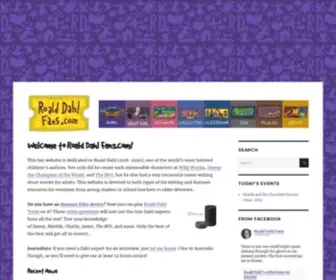 Roalddahlfans.com(Roald Dahl Fans) Screenshot