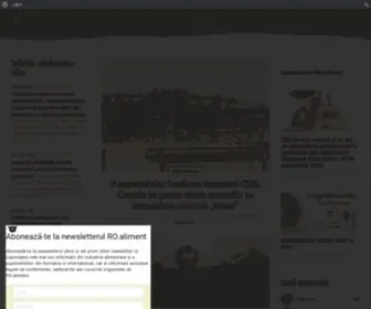 Roaliment.ro(Informam industria alimentara si a suplimentelor) Screenshot