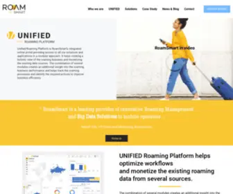 Roam-Smart.com(Roaming platform) Screenshot