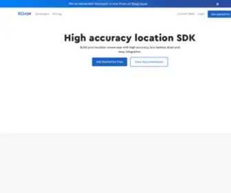 Roam.ai(High Accuracy Location SDK) Screenshot