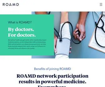 Roamd.com(The Curated Physicians Network) Screenshot