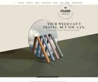 Roamescapes.com(Getaway with cannabis vape pens) Screenshot