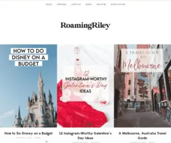 Roamingriley.com(Roaming Riley) Screenshot