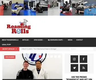 Roamingrolls.com(Your Global BJJ Gym Database) Screenshot