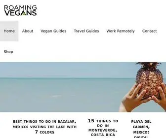 RoamingVegans.com(Roaming Vegans) Screenshot