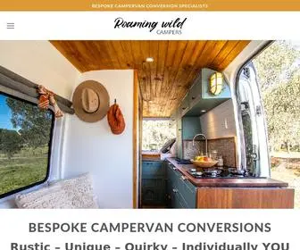 Roamingwildcampers.com.au(Roaming Wild Campers are specialists in bespoke Campervan Conversions) Screenshot