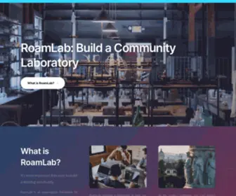 Roamlab.org(RoamLab) Screenshot