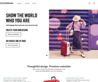 Roamluggage.com(ROAM Luggage) Screenshot