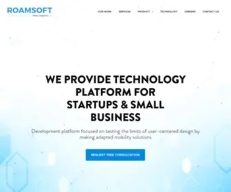 Roamsofttech.com(Roamsoft Technologies) Screenshot