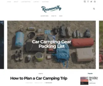 Roamworthy.com(Make every adventure #roamworthy) Screenshot