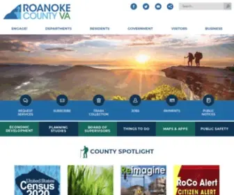 Roanokecountyva.gov(Roanoke County) Screenshot