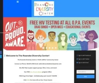 Roanokediversitycenter.com(Roanoke Diversity Center) Screenshot